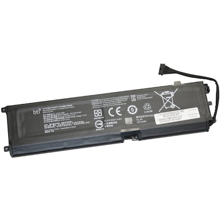 Battery Technology BTI Battery - For Notebook - Battery Rechargeable - 4220 mAh - 65 Wh - 15.4 V RC30-0328-BTI