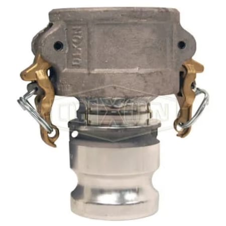 Dixon Boss-Lock Type DA Cam and Groove Reducing Coupler, 3 x 2 in Nominal, Coupler x Adapter End Style, A ADA2030