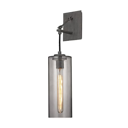Troy Lighting Union Square 1 Light Wall Sconce 4.5 In. Graphite B5911-GRA
