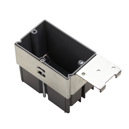 E Energetic Lighting 1-Gang Horizontal Adjustable Depth Electrical switch and outlet Box New work, 60PK EPB-1G21C-ADJ