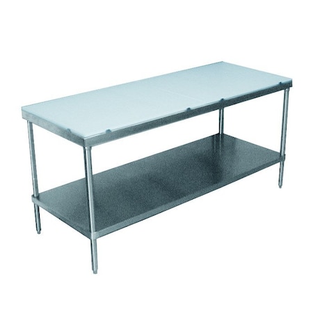 Advance Tabco Poly-Top Work Table 48 in.W x 30 in.D 5/8 in. thick Poly-Vance top SPT-304