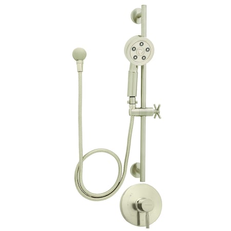 Speakman Trim and Shower Package (Valve Not included), 1.75 GPM, Brushed Nickel SLV-1040-BN-E175