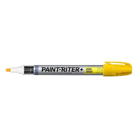 Markal Paint Marker, Medium Tip, Yellow Color Family, Paint 97251