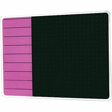 Floortex Board and wall fixing, 23 in, Tempered Glass Frame, Violet FCVGM1723VP