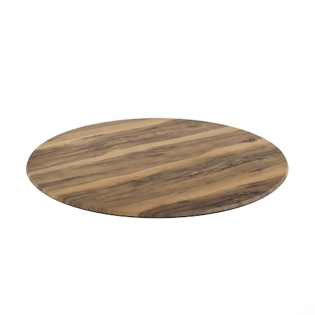 Flash Furniture Commercial 36" RD HPL Wrapped Scratch and Stain Resistant Tabletop-Natural ST-RD918B-1-M-3A-W-NAT-GG