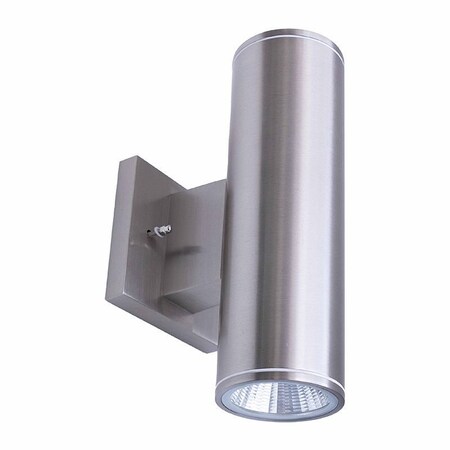 Westgate 3in WALL CYL. U/D 2X9W 30K/40K/50K DIM. - BRUSHED NICKEL, 18W, 3000K/4000K/5000K, BN WMC3-UDL-MCT-BN-DT