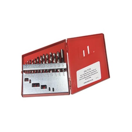 Norseman Drill & Tool Norseman 13 Piece CT13 190CN CNTech Cryogenic Nitrided Set, 135 Degreess Split Point, Jobber Length 47492