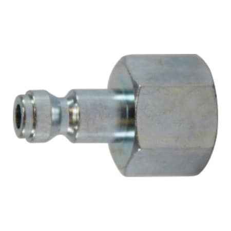 Midland Industries Parker Tru Female Plug, 3/8-in Body, 3/8-18 NPTF, Steel 28504