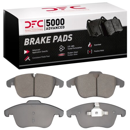 Dynamic Friction Co DFC 5000 Advanced Brake Pads - Low Metallic 1551-1241-00