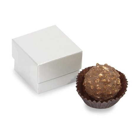 Nashville Wraps White Pearl Single Truffle Box, 1.5x1.5x1.25, 24PK TBR1PL