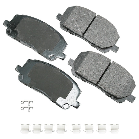 Akebono Proact Disk Pad, Act884A ACT884A