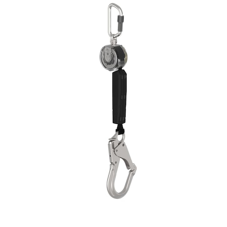 Msa Safety V-TEC Self Retracting Lifeline, Carabiner, Aluminum, 1 Leg(s), 400 lb Weight Capacity VTOHW-031-DA-A