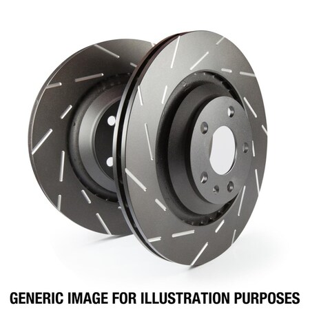 Ebc USR Slotted Rear Rotors for 2009-2011 Audi A4 2.0L Turbo USR1535
