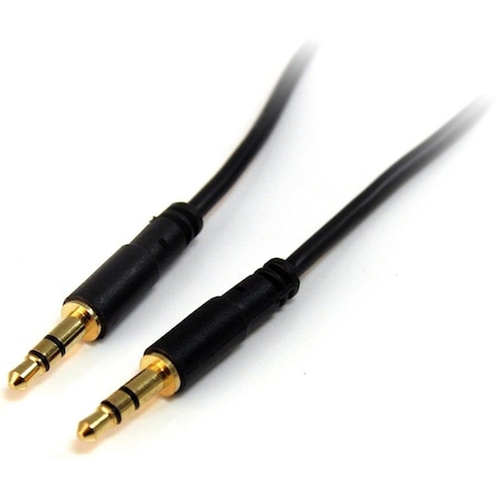 Startech.Com 3 ft Slim 3.5mm Stereo Audio Cable - M/M MU3MMS