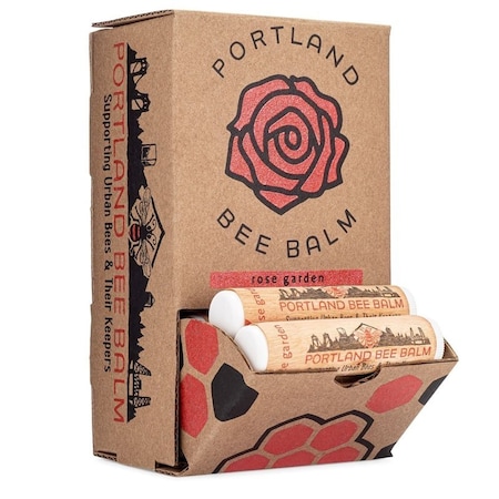 Portland Bee Balm Lip Balm, Rose Garden 104