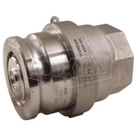 Dixon Type A Bayloc Cam and Groove Adapter, 4 x 3 in Nominal, Dry Disconnect Male Adapter x FNPT End Style DBA66-300