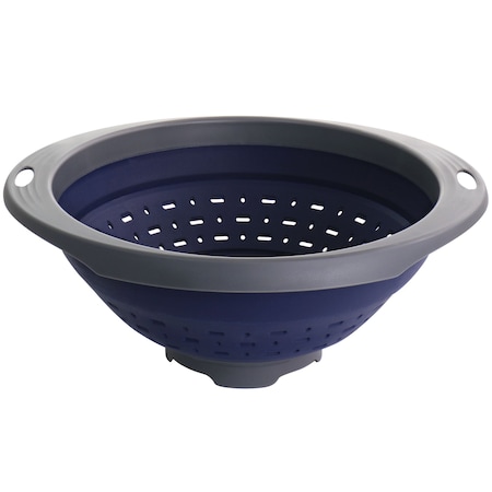 Oster Bluemarine Collapsible Polypropylene Colander in Navy 82968.01