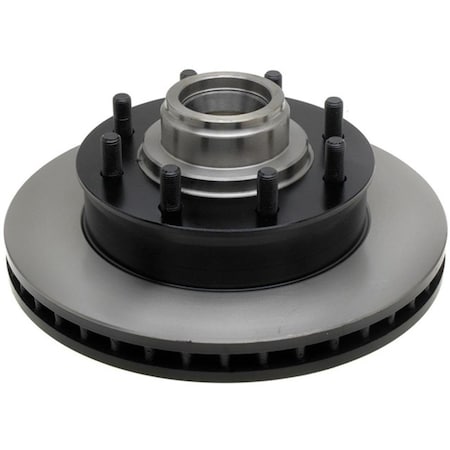 Acdelco ROTOR ASMFRT BRK (W/ HUB), Disc Brake Rotor and Hub Assembly, 18A507