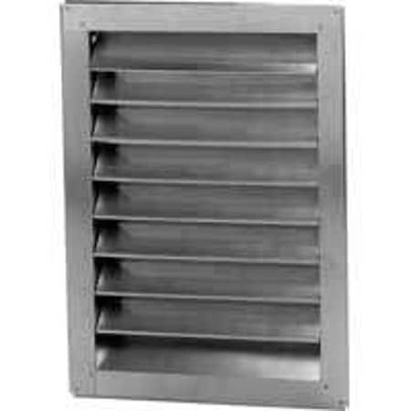 Lomanco LomanCool Gable Vent, Aluminum, Mill, Flush Installation 812100