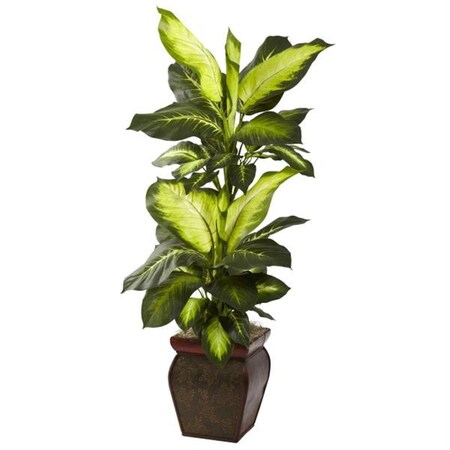Dare2Decor Golden Dieffenbachia with Decorative Planter DA836377