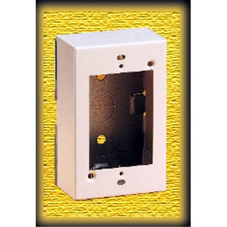 Plugit 1.75H x 2.88W x 4.63D Steel Single Gang Deep Box PL750879