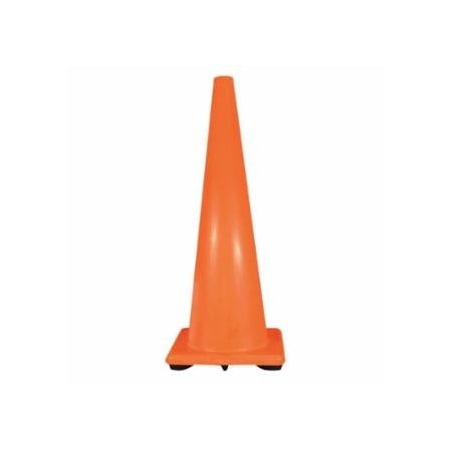 Cortina Safety Products PVC Traffic Cones, 36 in, PVC, 10 lb Base, Orange/Black 831-03-500-08O