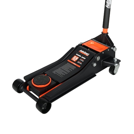 Autosport 3.5 Ton Floor Jack 19-3/4 in Max. Lifting H., 3-1/8 in Min. Lifting H ASM5605