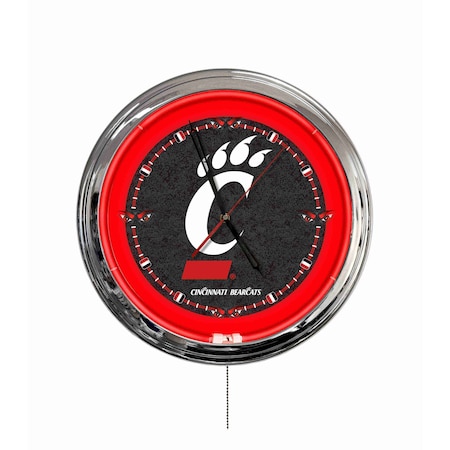 Holland Bar Stool University of Cincinnati 16 LED Wall Clock ClkL16