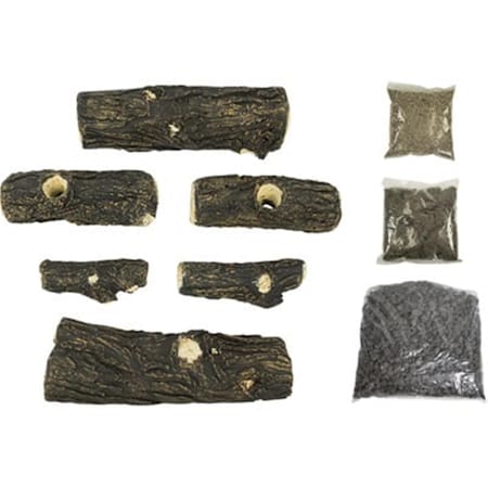 Made4Mansions VL-WO24D Willow Oak Vented Gas Log Set - 55000 BTU, 24 in. MA2623883