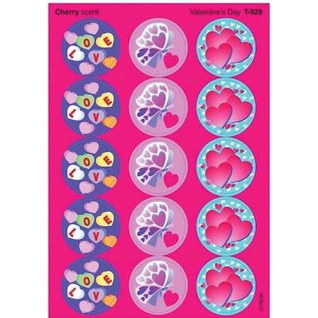 Trend Enterprises Valentines Day/Cherry Stinky Stickers®, PK360 T928
