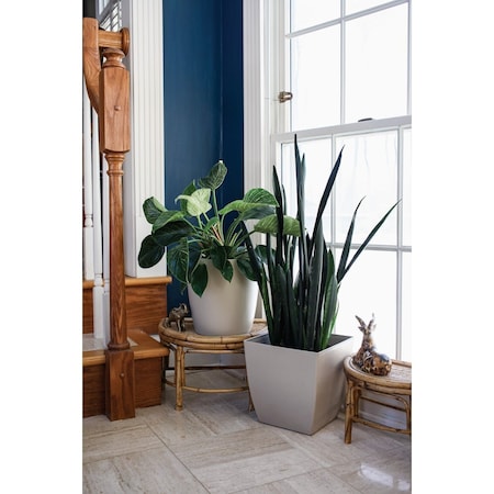 Hc Companies Aria 6'' Matte White Planter ASP06000A101012LRCRO