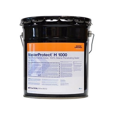Sika Sikagard H 1000 High-Performance Clear Breathable 100% Silane Penetrating Sealer 5 Gallon 812403