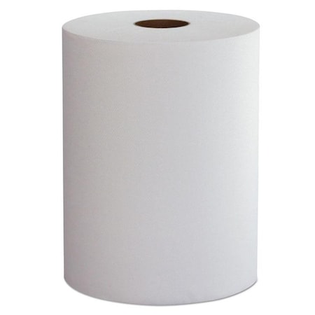 Morcon W106 10 in. x 800 ft. 1 Ply Hardwound Roll Towels White, 6PK MORW106