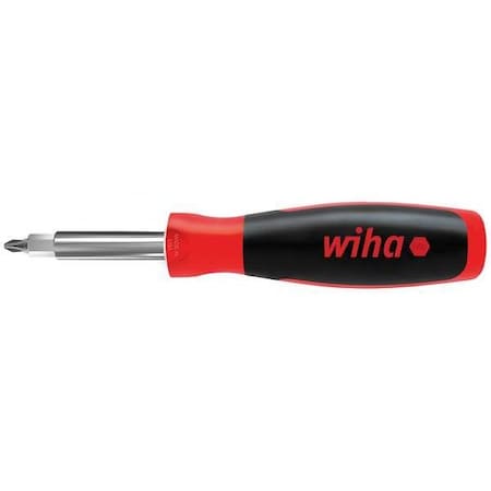 Wiha Multi-Bit Screwdriver, 8 1/2 in L 77891