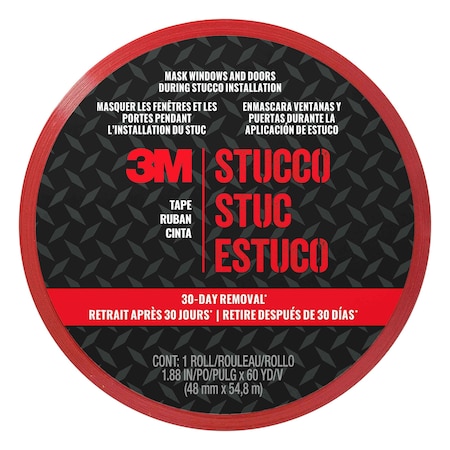 3M Masking Tape, Red, 60 yd L, 1-7/8 in W 27180