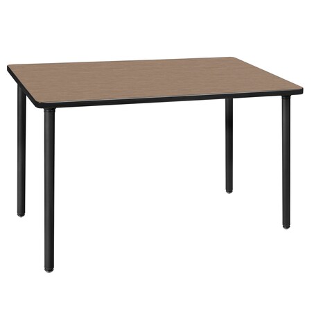 Regency Kee Folding Training Seminar Table, 48 in W, 24 in L, Noble Oak MTF4824NOBK