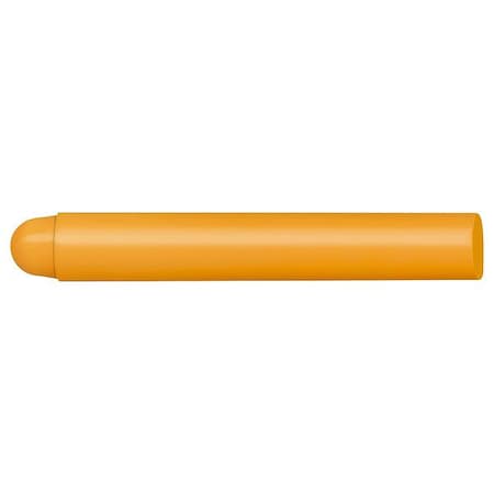 Markal MarkingCrayon, 4-7/8inL, Yellow/Orange, Wax 82446G