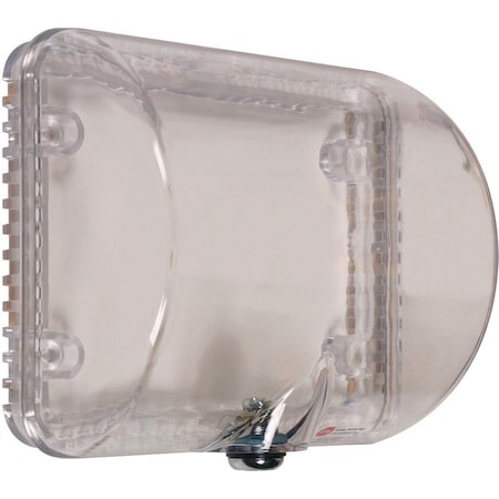 Safety Technology International Thermostat Protector, Polycarbonate, Surface Mount, 5 1/2 in W x 4 5/8 in H x 3 in D, Clear STI-9105