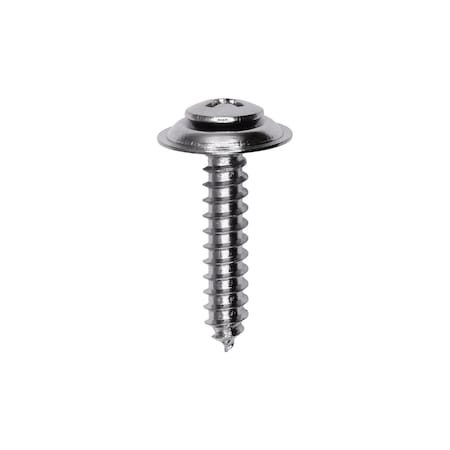 10 x 1in #8 Head Phillips Oval Head Sems Washer Tapping Screw, 100PK