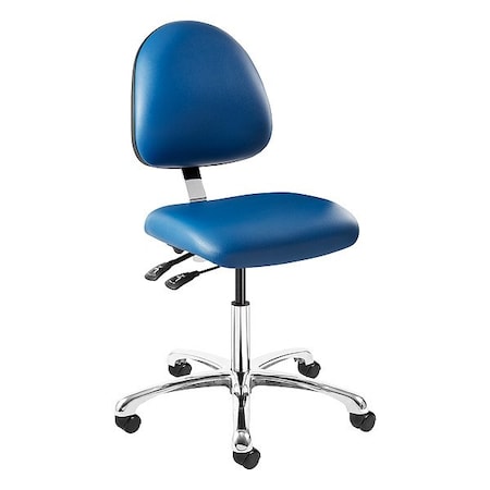 Bevco ISO 7 Desk Vinyl Tilt Chair w/Casters 9051MC4-BLU-3850S/5