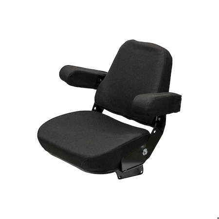 Uni Pro Case-IH/International Harvester/Massey Ferguson 86 Seat Assembly, Mechanical, Black Fabric 7106