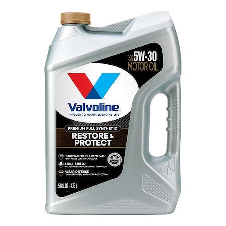 Valvoline Engine Oil, 5 qt, Odorless, Bottle 904566