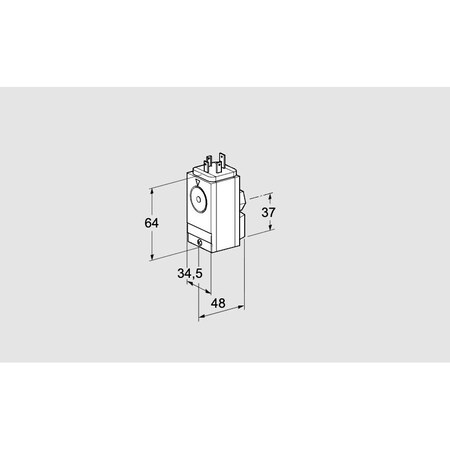 Honeywell Kromschroder SW, PRESS, GAS, DG 150VC5 5W KS84448430