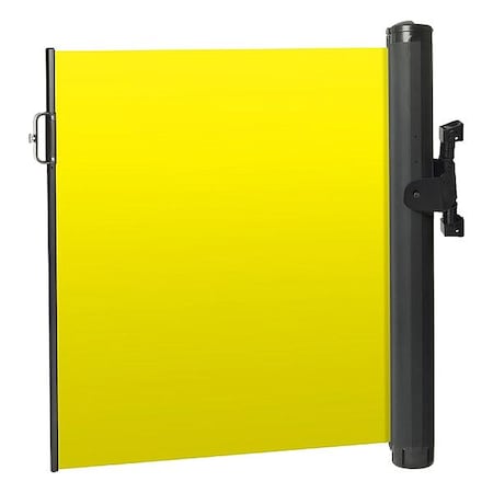 Modus Mounted Barrier, Yellow Belt, Black Frame ZP+EMB-Y-FML