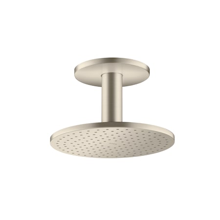 Axor ShowerSolutions Showerhead 250 2-Jet Ceiling Connection, 2.5 GPM in Brushed Nickel 35297821