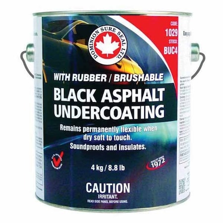 Dominion Sure Seal Undercoating, Black - 1 Kilogram Can 1029