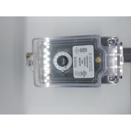K-Kontrols K Kontrol , Portable/Pre-Wired Thermostat, Fahrenheit and Centigrade Temperature Controller KP16110-A