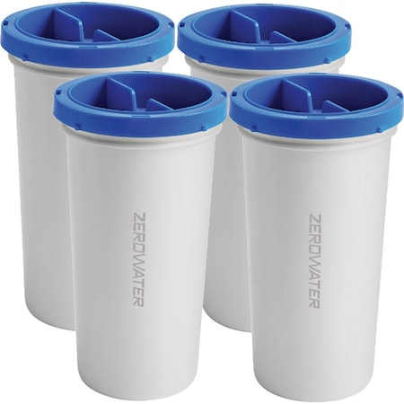 Culligan Zero Pitcher Water Filter Replacement Cartridge, 4PK ZEROF04
