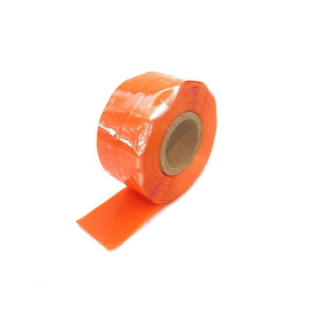 Harbor Products Self-Fusing Pipe Repair Tape, 12 ft L, 1 in W, Orange RT1000201208USC08