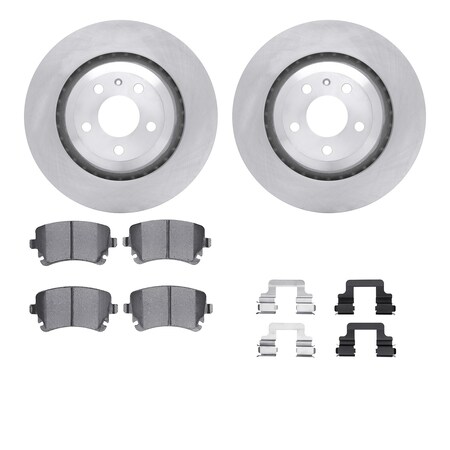 Dynamic Friction Co DFC Brake Rotor with 5000 Brake Pads and Hardware Kit 6512-73273